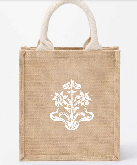 Ethnic Indian Jute Bag ( Min. 50 pieces )
