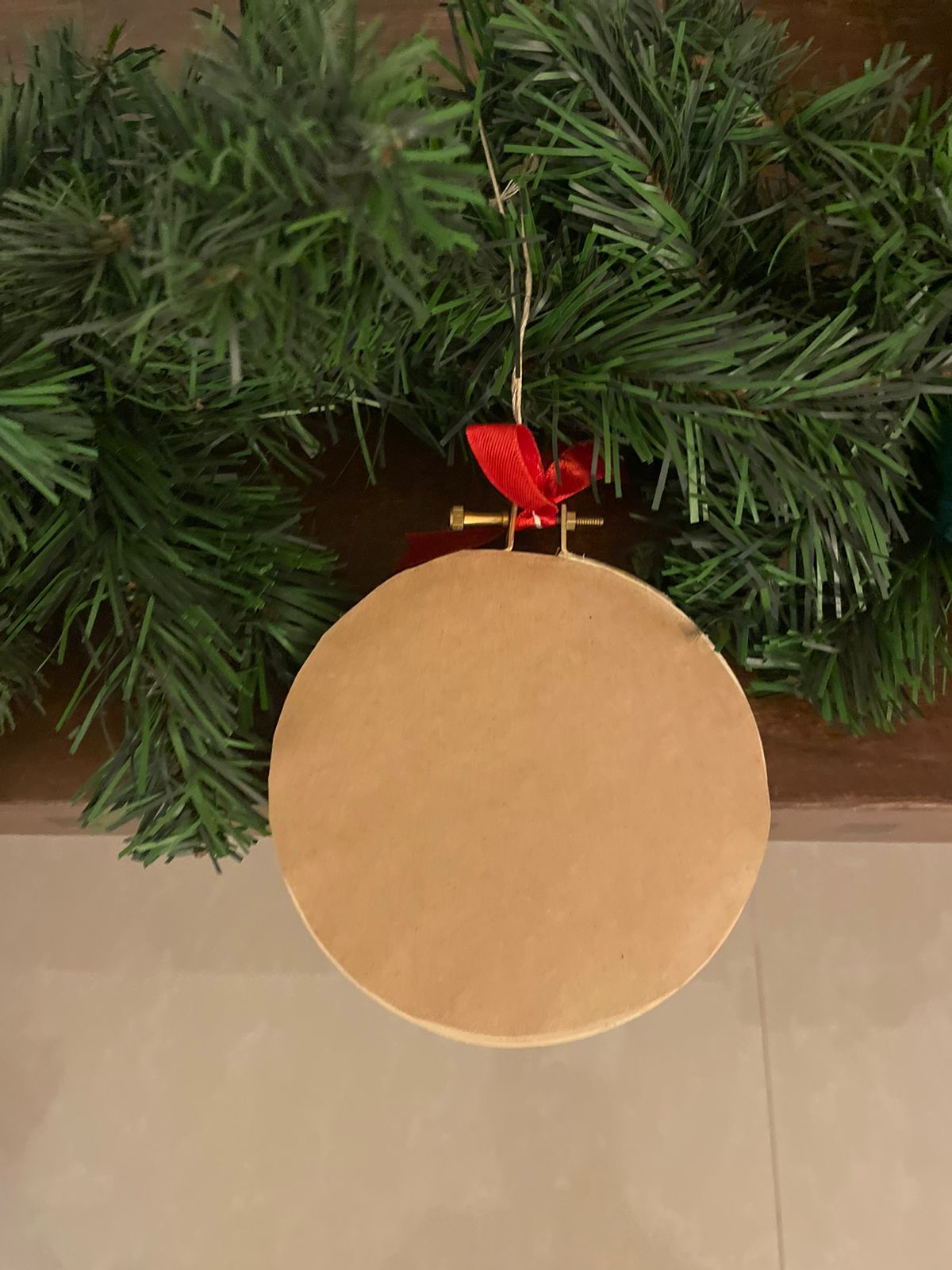 Snowman Christmas Hoop