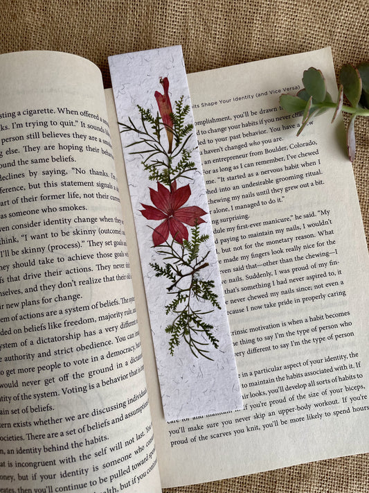 Flower Pressed Bookmarks