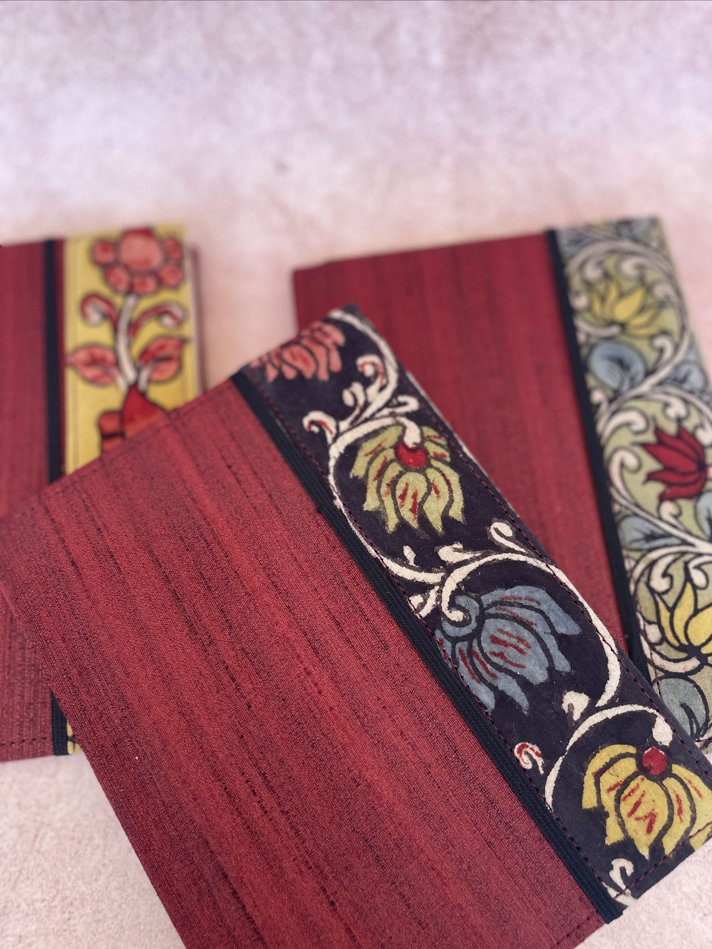 Kalamkari Maroon Handmade Journal