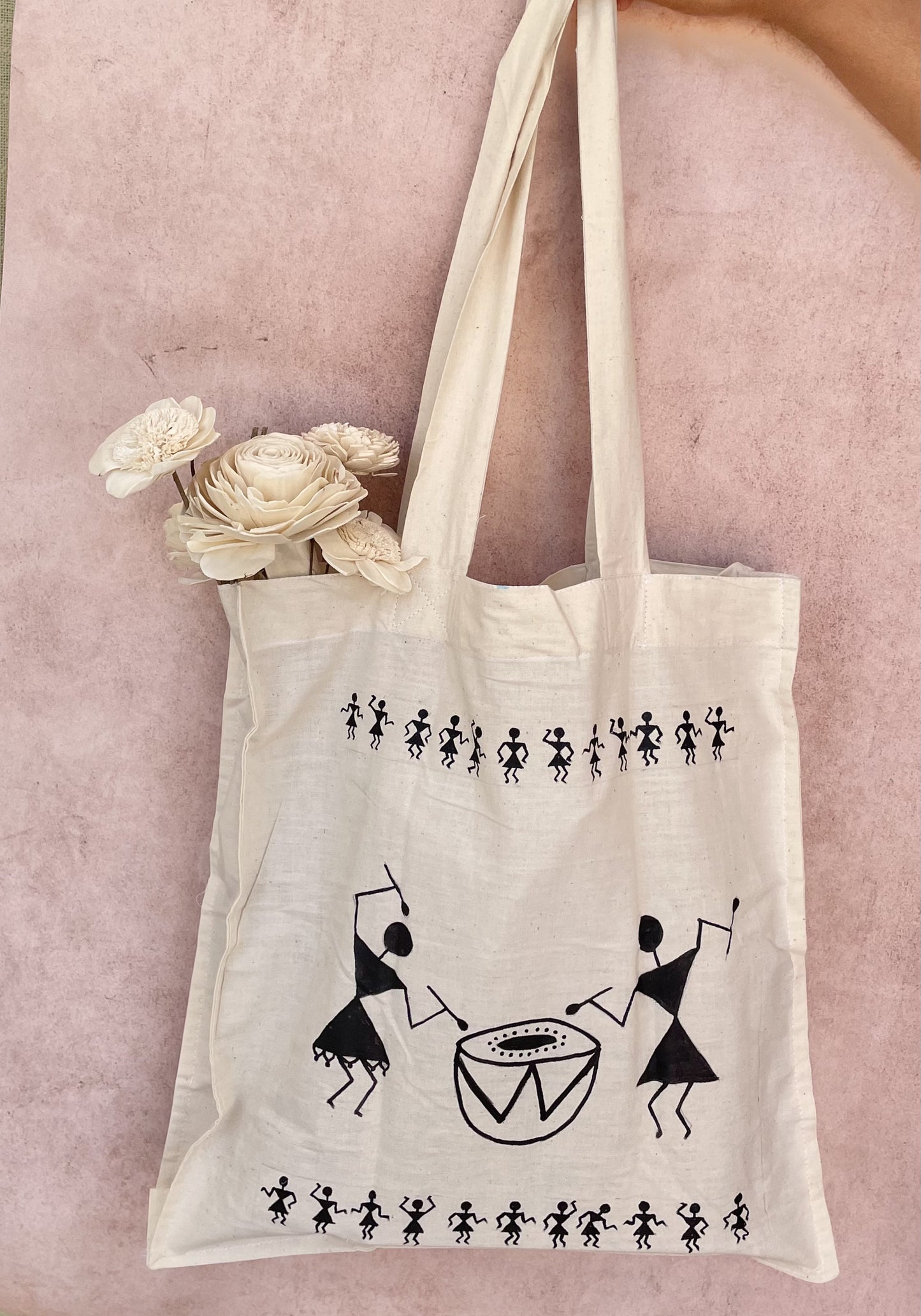 Warli Art Tote Bag