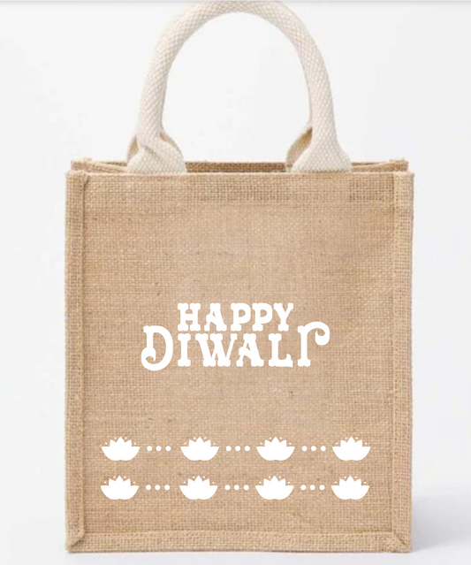 Diwali Jute Bag ( Min. 50 pieces )