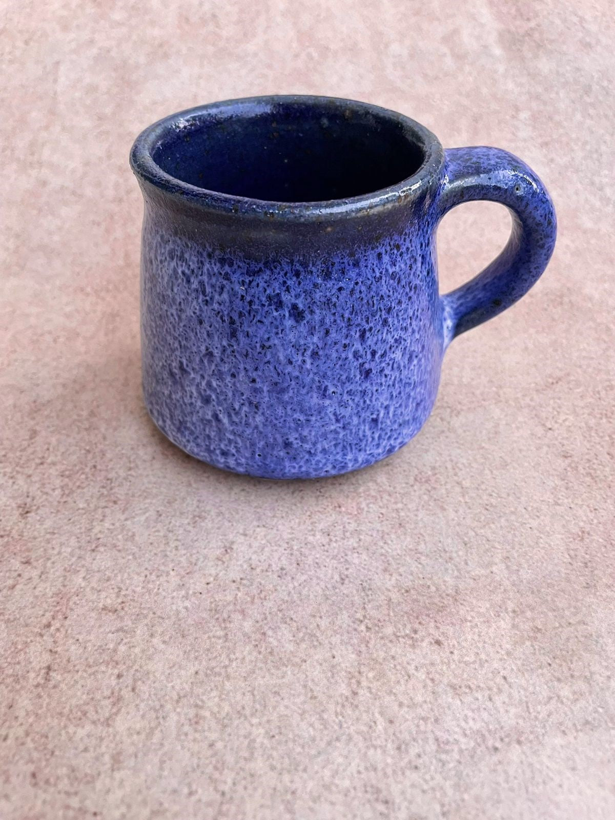 Navy Blue Stoneware Cups