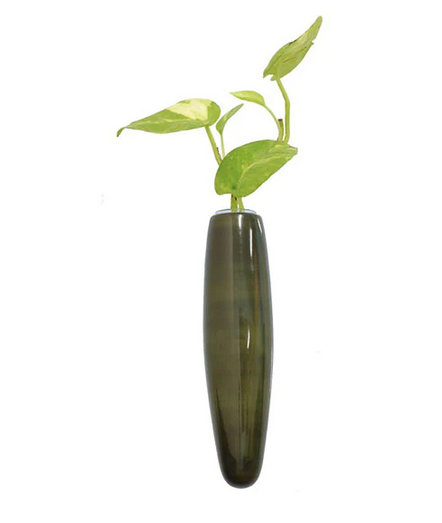 Channapatna Wooden Green Magnetic Fridge Planter