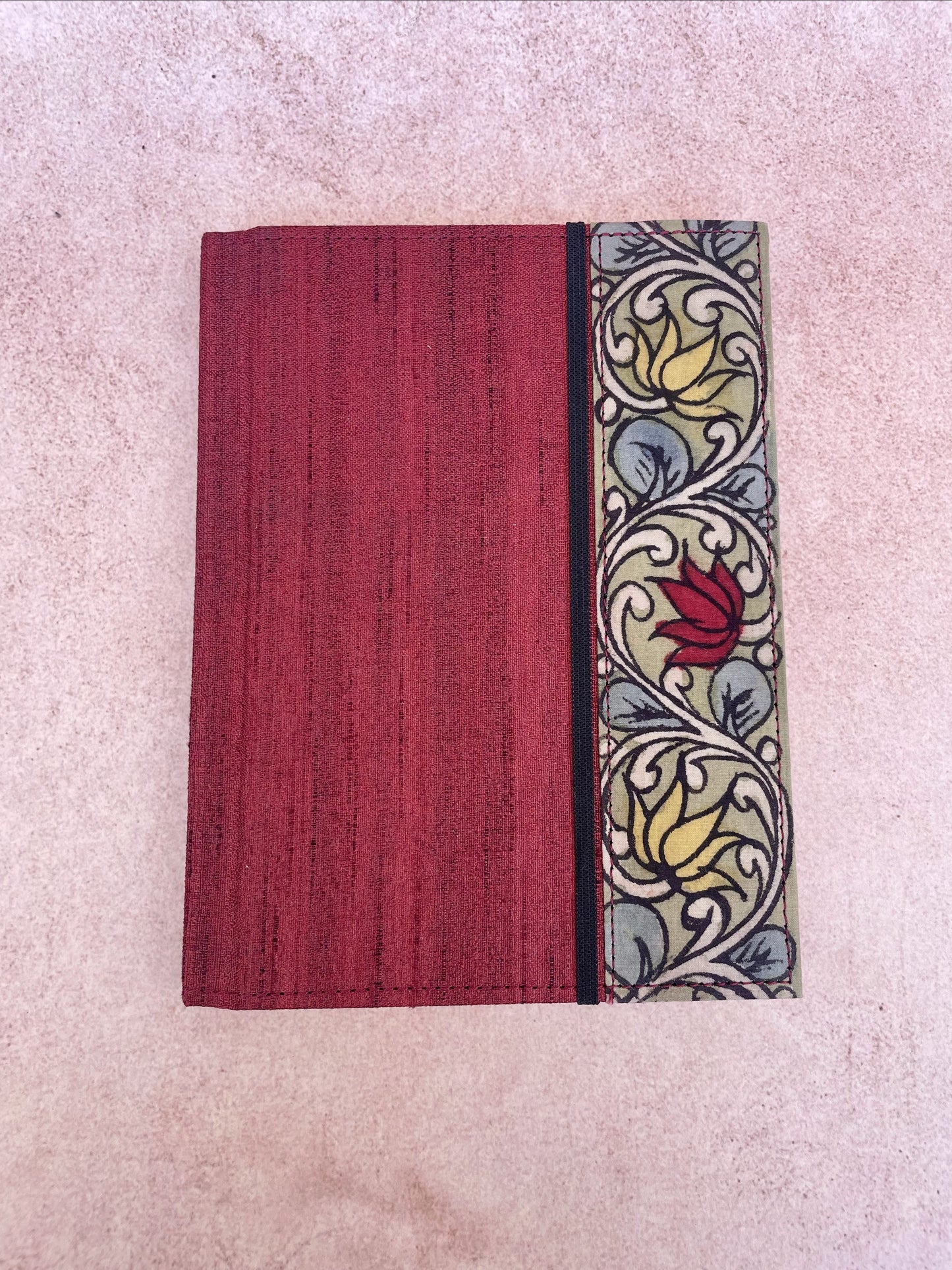 Kalamkari Maroon Handmade Journal
