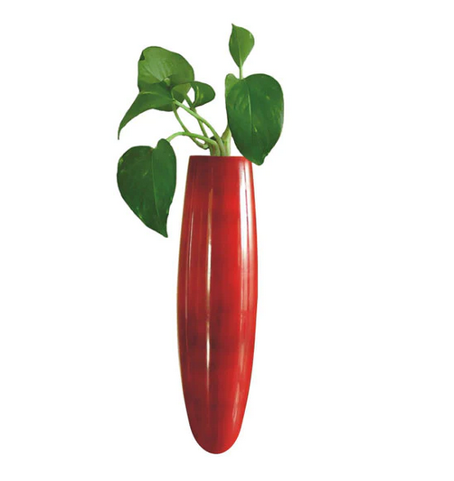 Channapatna Wooden Red Magnetic Fridge Planter