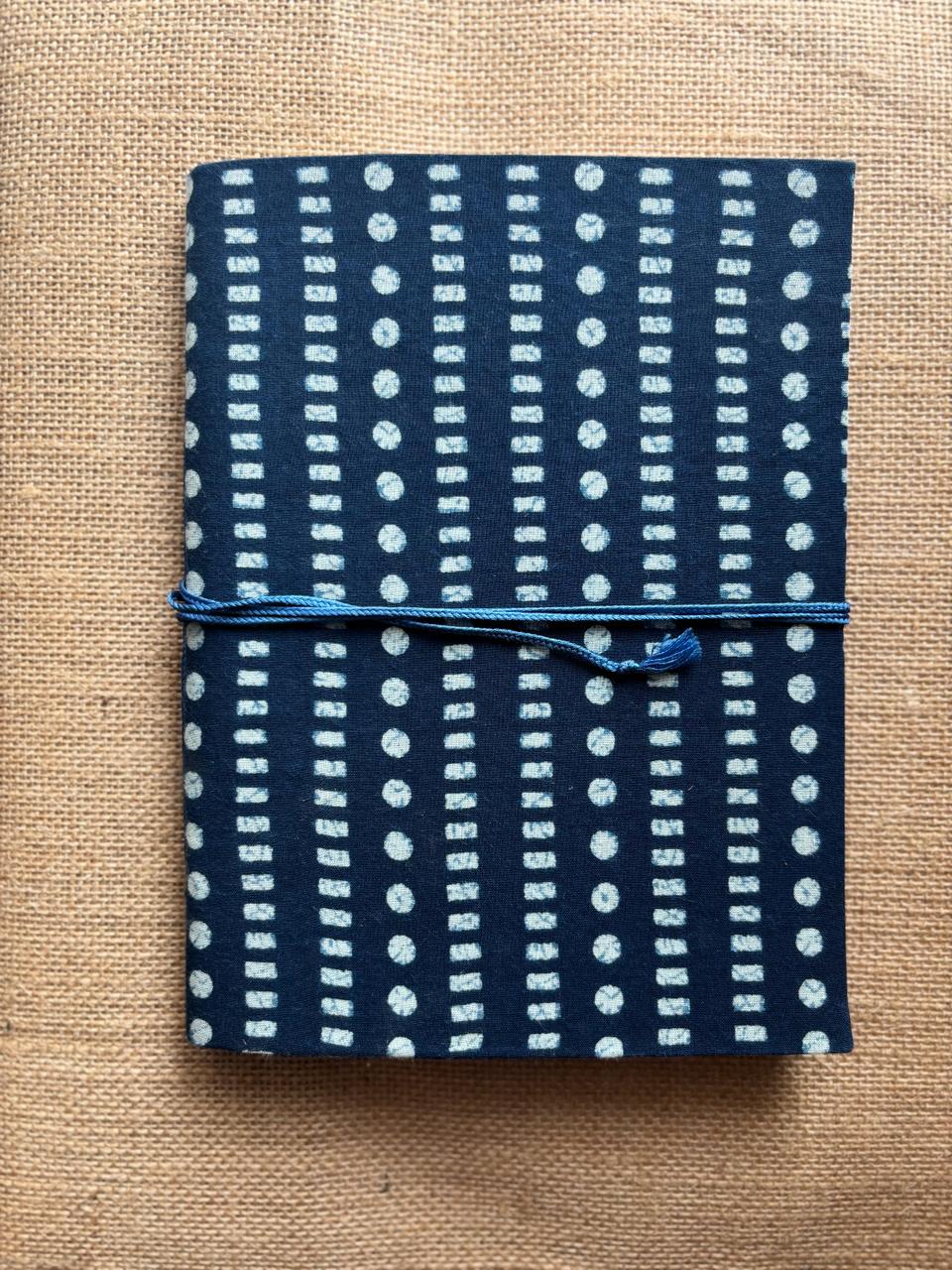 Indigo Block Printed Notebook