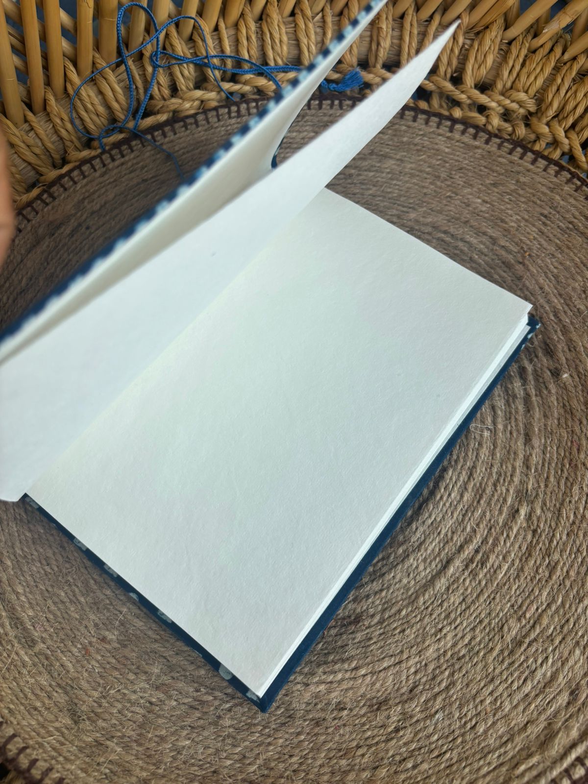 Indigo Block Printed Notebook